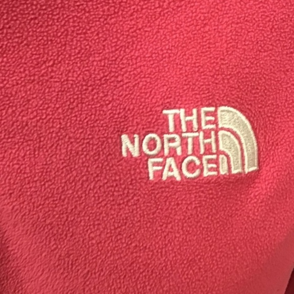 THE NORTH FACE I Pullover Fleece Pink Medium 1/2 Zip - Picture 3 of 9